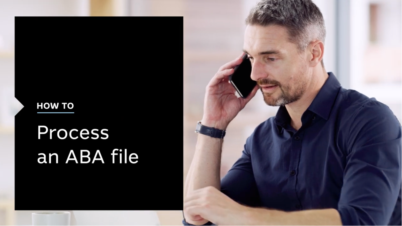 How to process an ABA file video